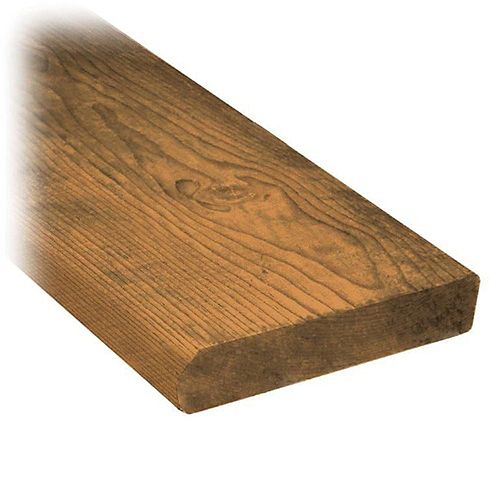 MicroPro Sienna 2 x 12 x 48" Pressure Treated Wood Stair Tread