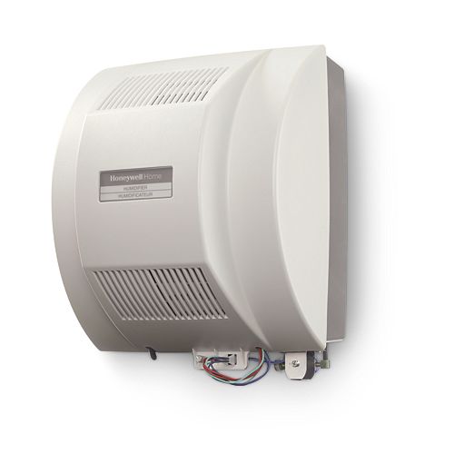 Powered Flow-Through Whole House Humidifier