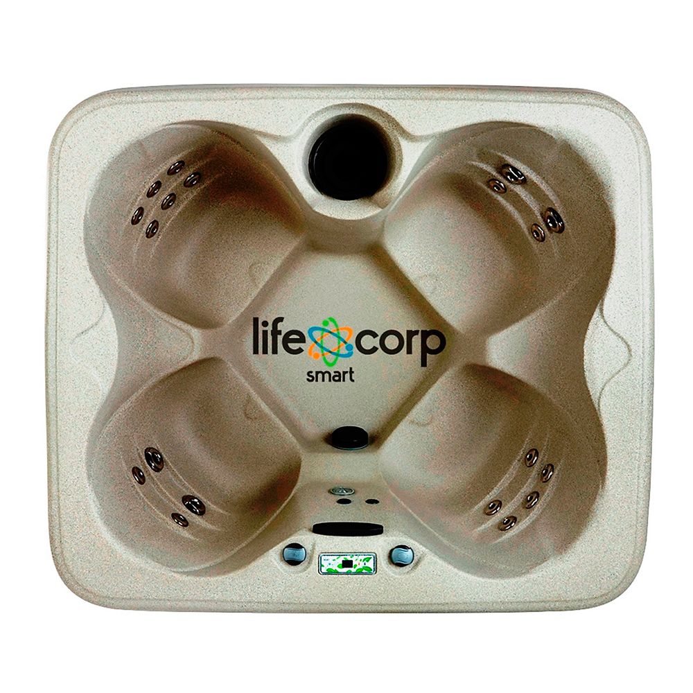 Lifesmart Bermuda DLX 4Person 20Jet Plug and Play Spa with LED