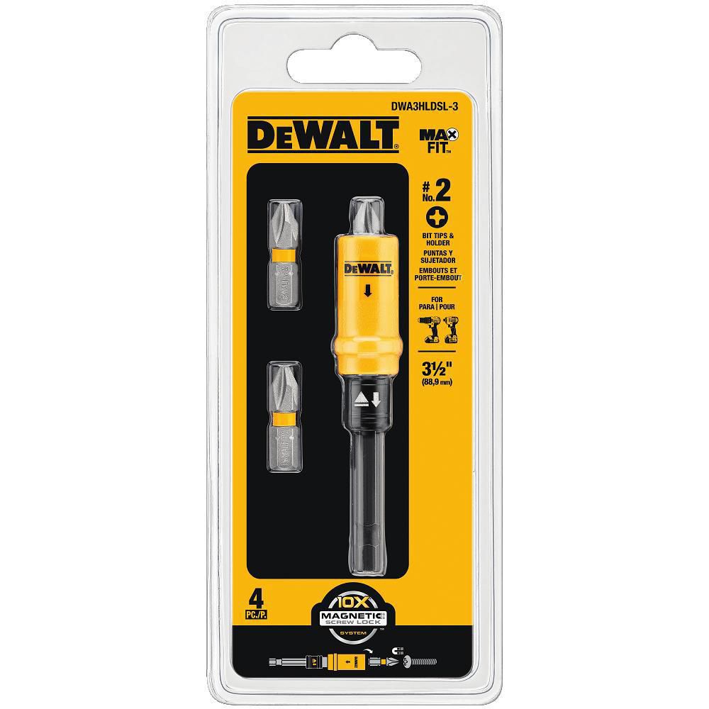 DEWALT 3-Inch Screw Lock Bit Tip Holder 