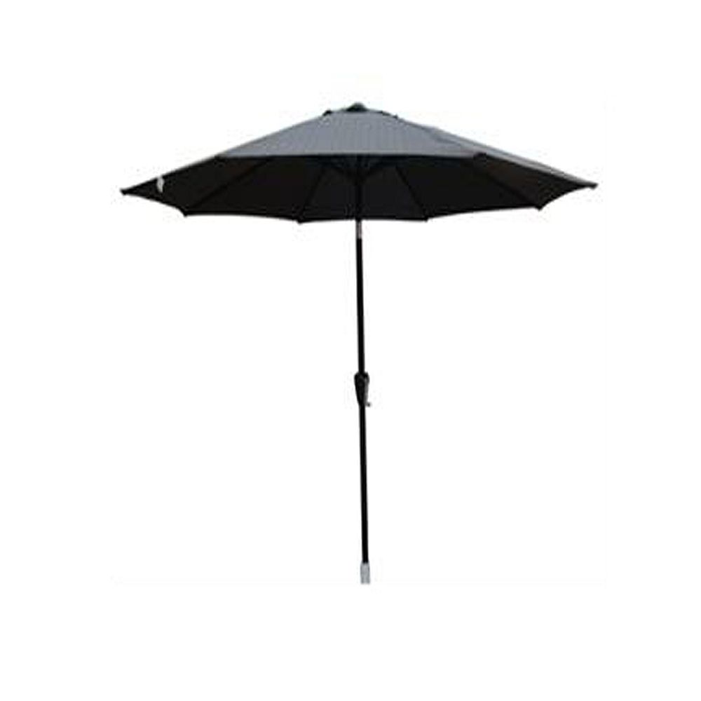 Henryka 9 Ft Market Umbrella In Black The Home Depot Canada