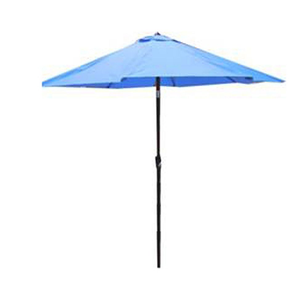 Henryka 9 Ft Market Umbrella In Blue The Home Depot Canada