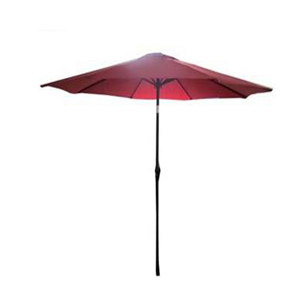 Henryka 9 ft. Market Umbrella in Red The Home Depot Canada