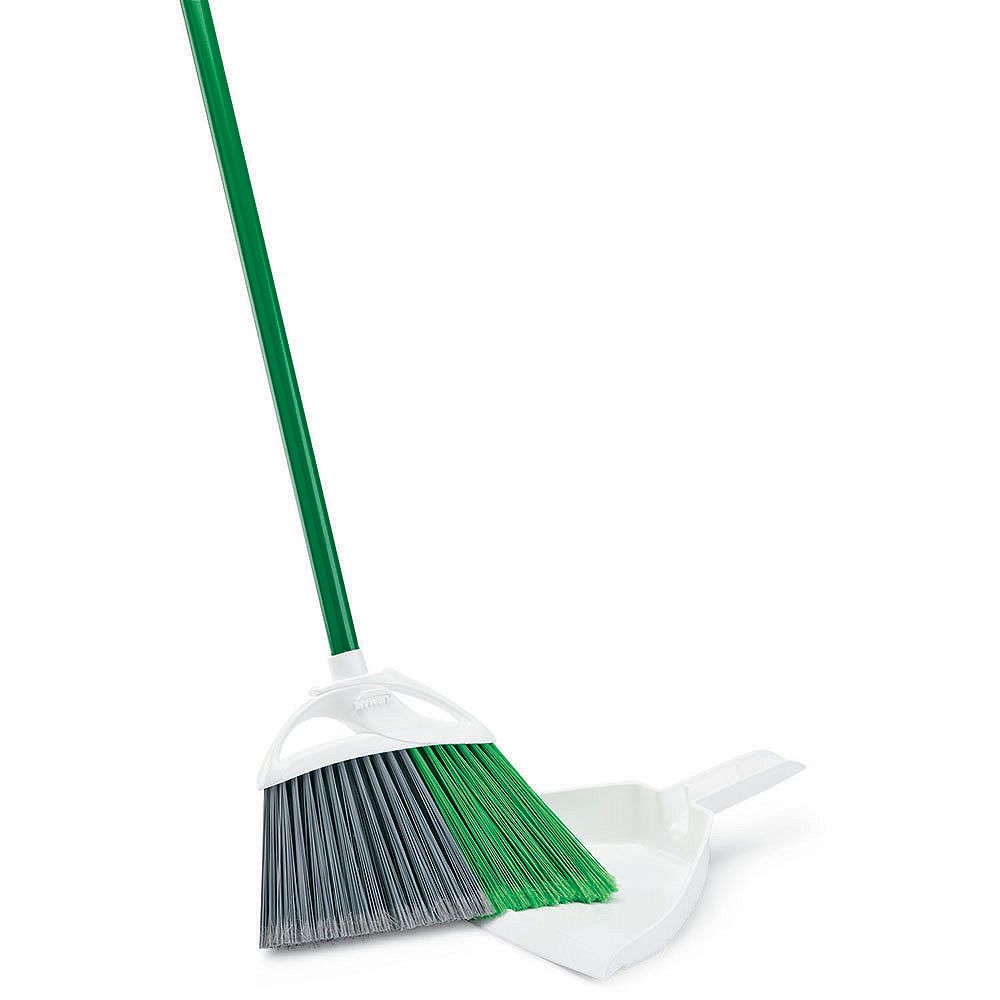Libman Precision Angle Broom with Dustpan The Home Depot Canada