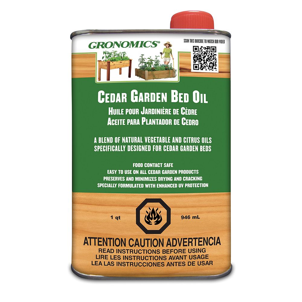 Gronomics 1 Qt. Cedar Garden Bed Oil The Home Depot Canada