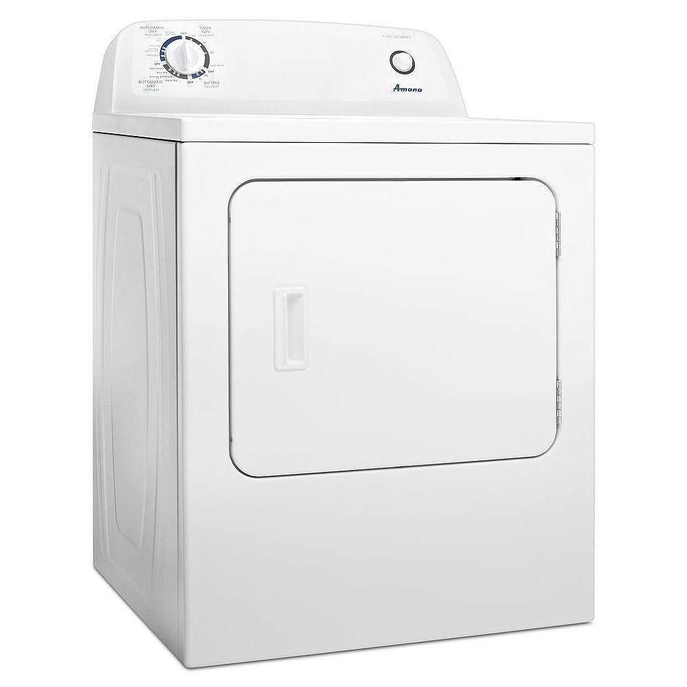 amana-6-5-cu-ft-front-load-electric-dryer-with-automatic-dryness-control-in-white-the-home