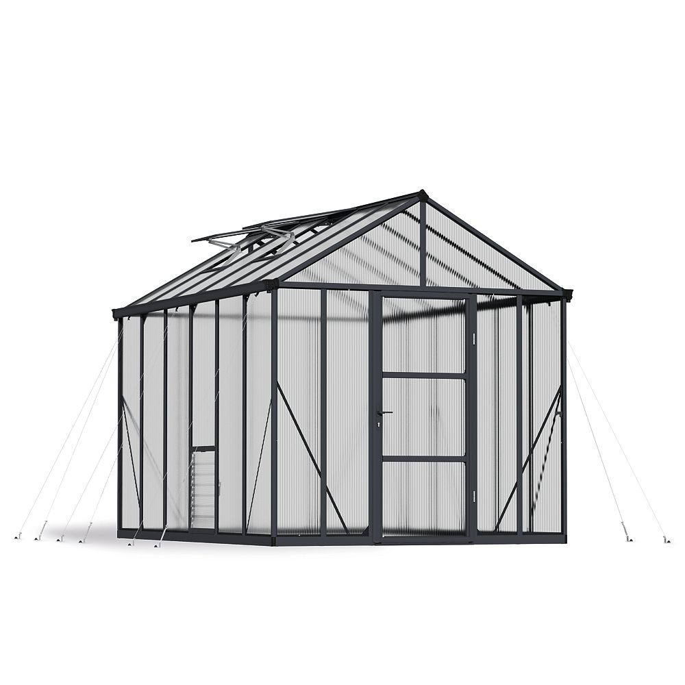 Palram Glory 8 ft. x 12 ft. Heavy Duty Greenhouse | The ...