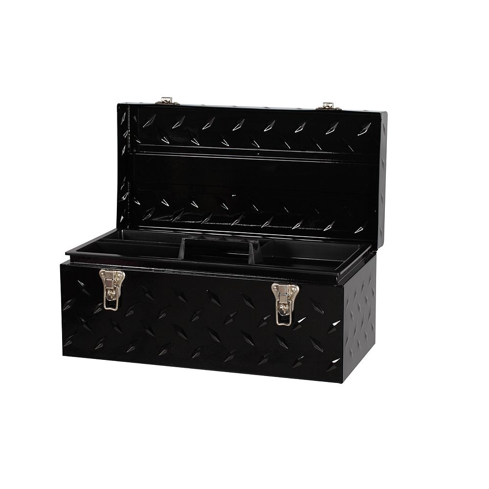 13-inch Tread Plate Metal Mobile Tool Box 13-inch Tread Plate Metal Mobile Tool Box