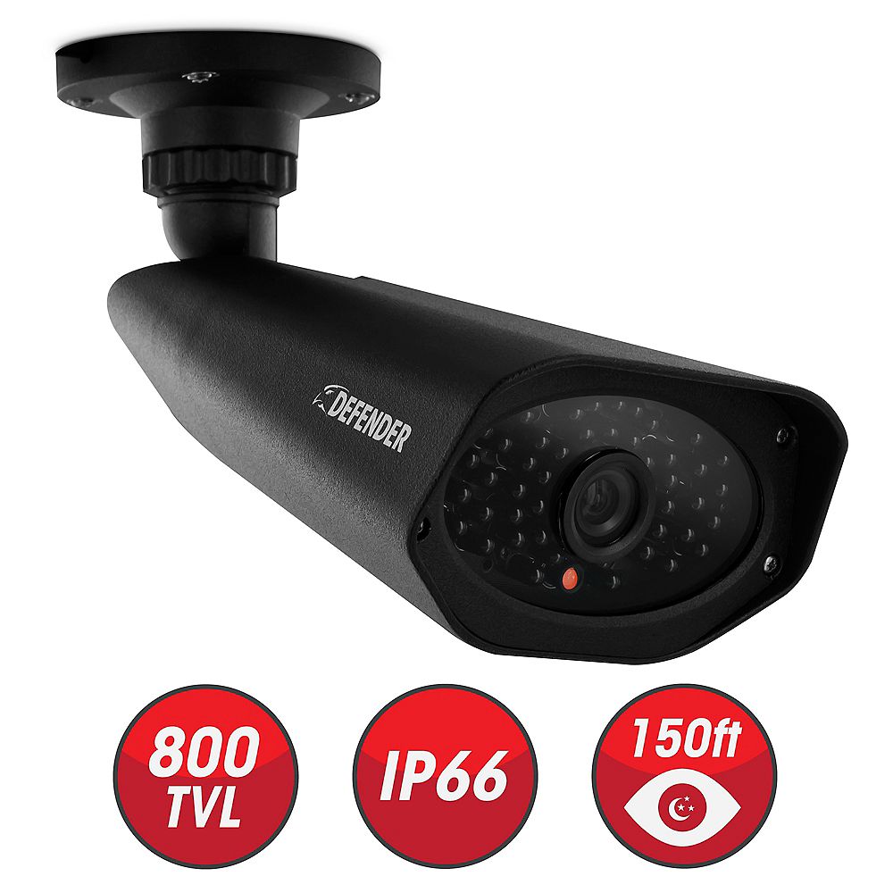 Defender PRO Widescreen Outdoor Security Camera with 150ft Night Vision