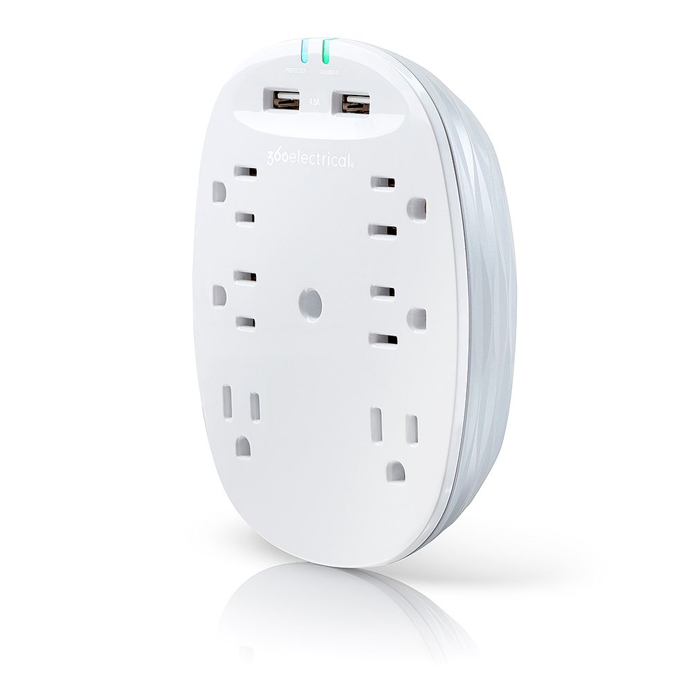 360 Electrical Studio4.8 Surge Protector & 4.8A USB | The Home Depot Canada