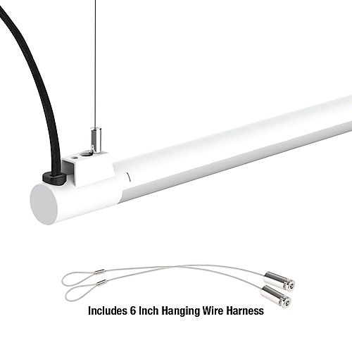 4 ft. 1-Light White LED Utility Shop Light - ENERGY STAR®