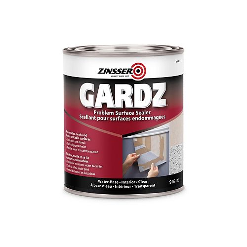 Gardz Problem Surface Sealer for Water Base Interior Clear, 916 ml