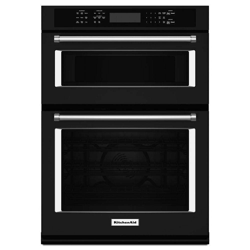 KitchenAid 27-inch 4.3 cu. ft. Double Electric Wall Oven & Microwave ...