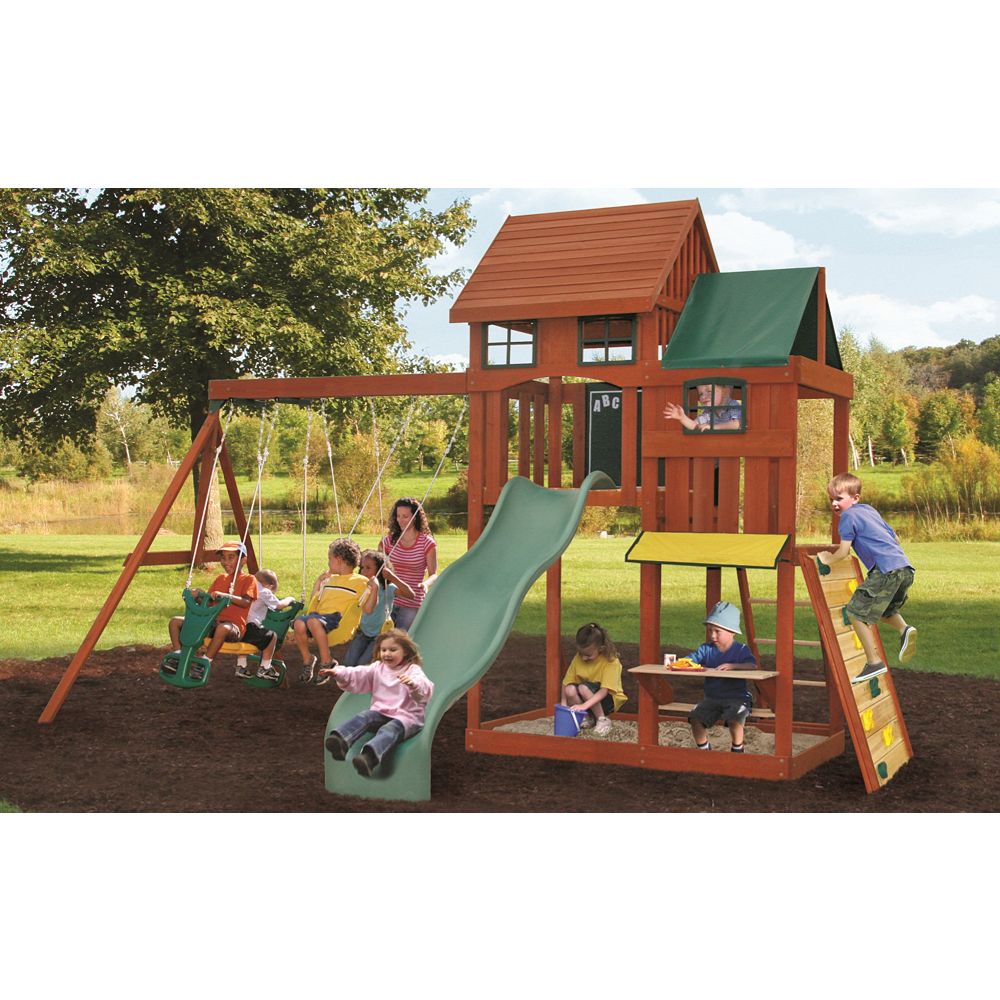 Big Backyard Kingswood Playset The Home Depot Canada