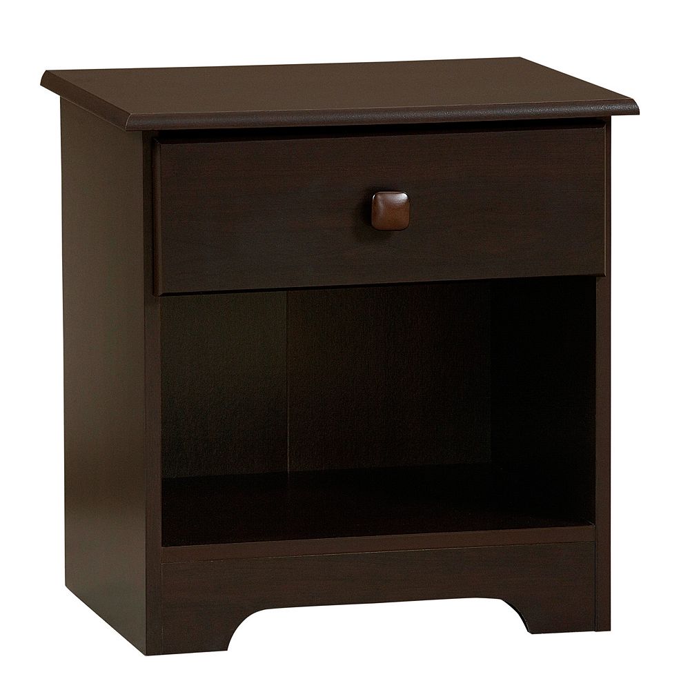 Lane Furniture 1Drawer Nightstand In Walnut The Home Depot Canada