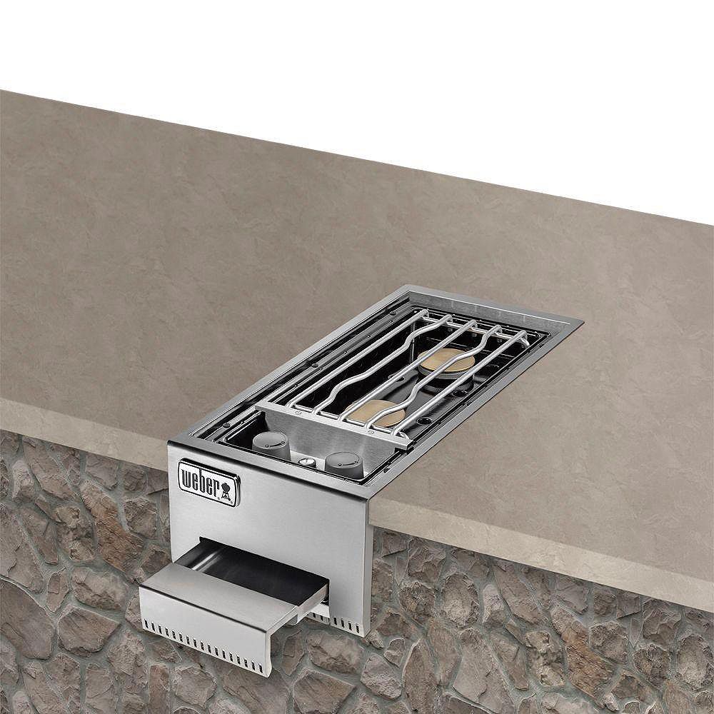 er Summit BuiltIn Liquid Propane Stainless Steel Dual SideBurner