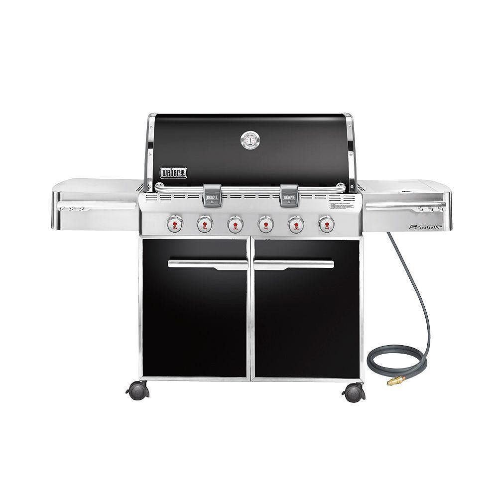 er Summit E620 Natural Gas BBQ in Black The Home Depot Canada