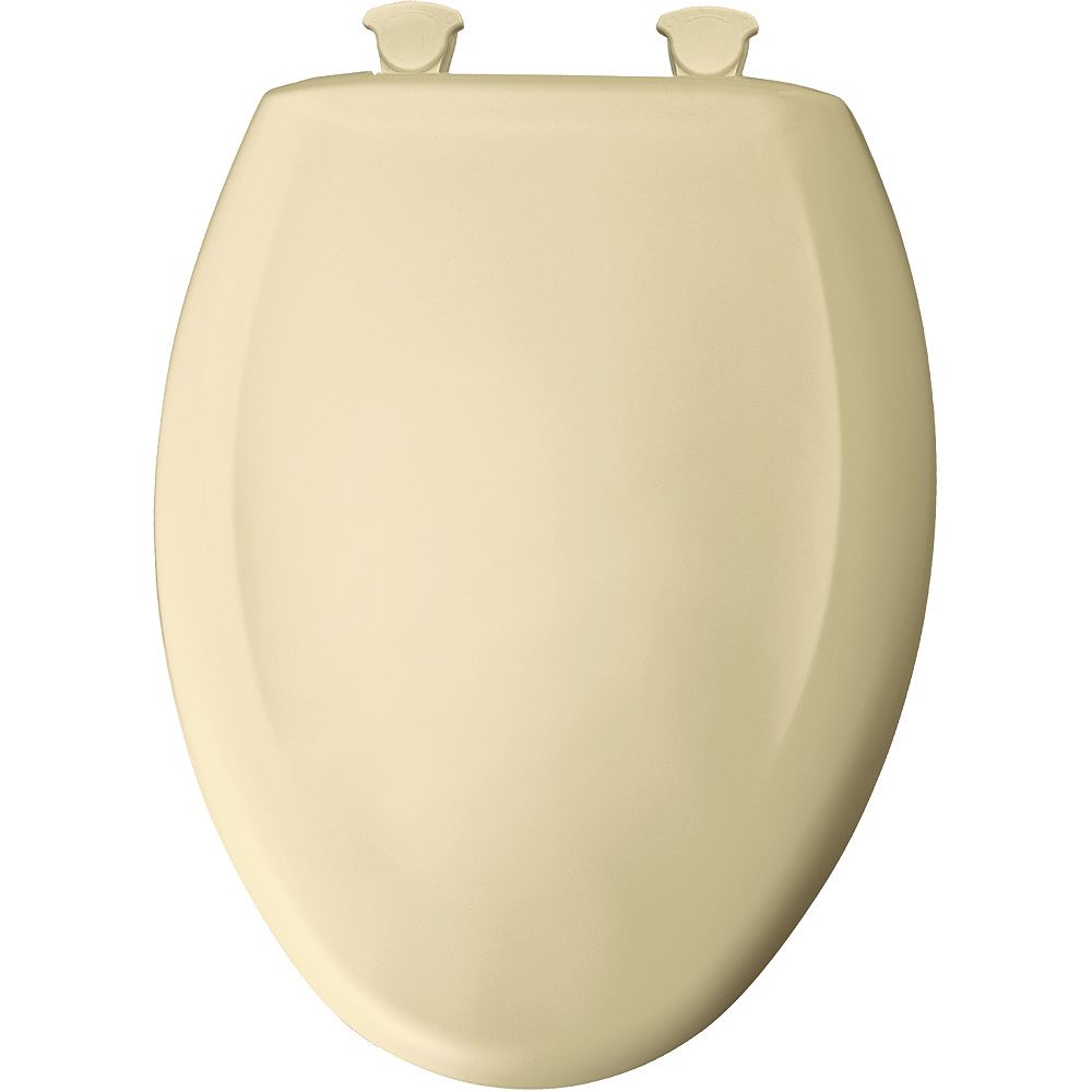 Bemis Elongated Closed Front Toilet Seat in Jersey Creme with Easy