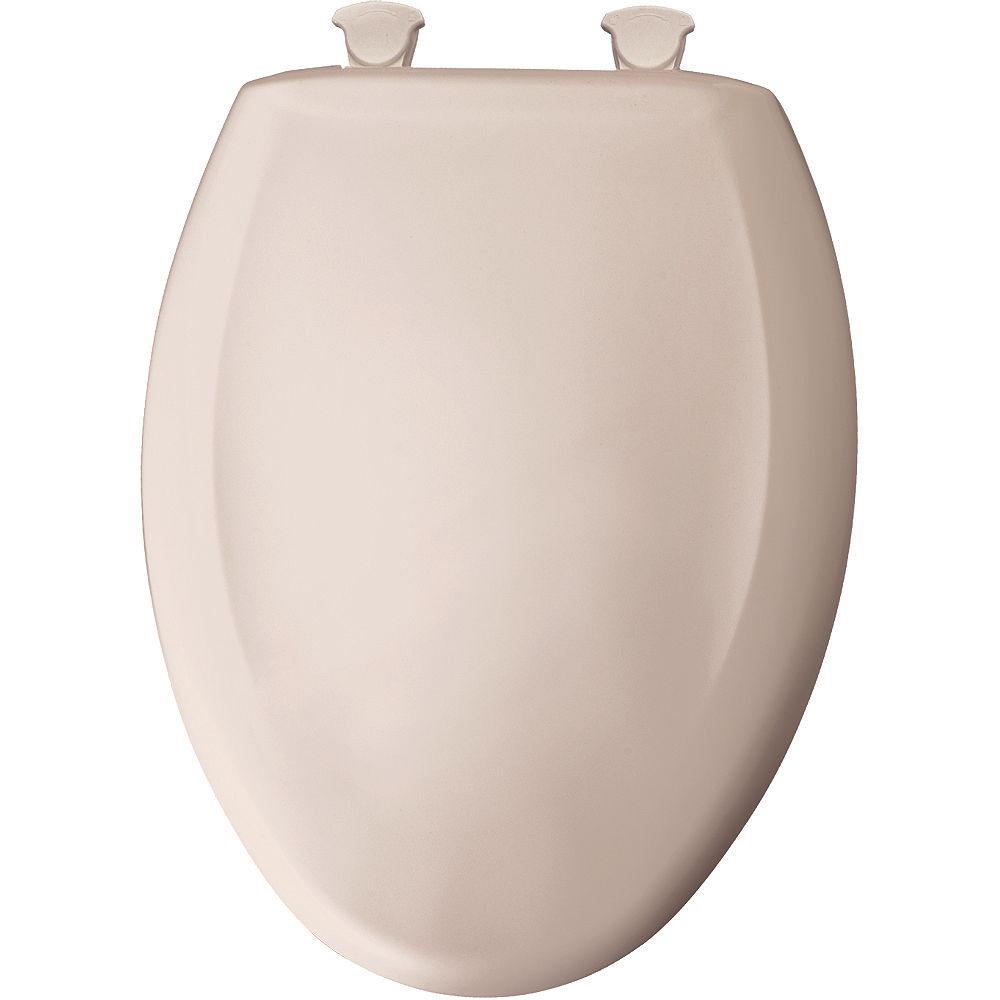 Bemis Elongated Closed Front Toilet Seat in Shell with Easy Clean and