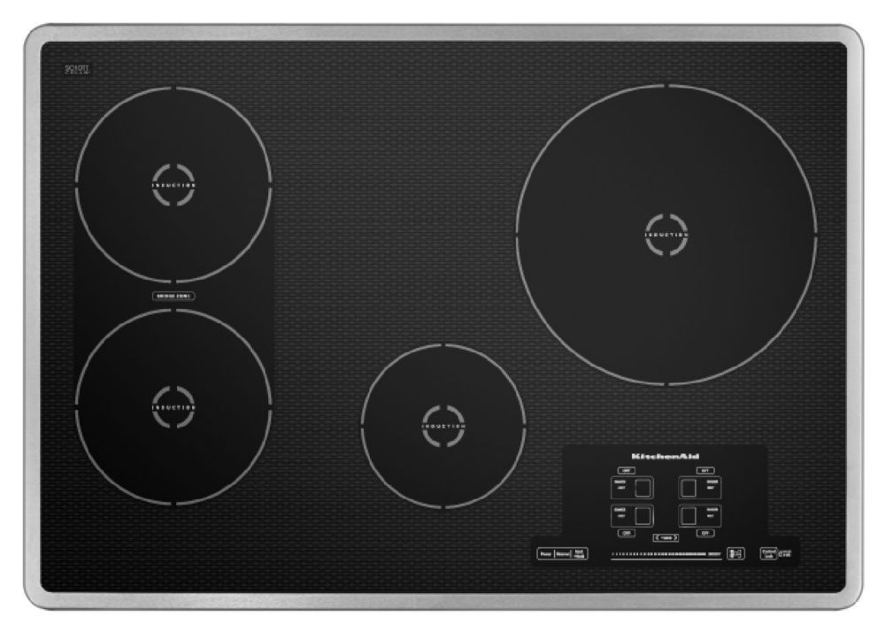 KitchenAid Architect Series II 30 Inch Smooth Surface Induction Cooktop   P 1000836067 