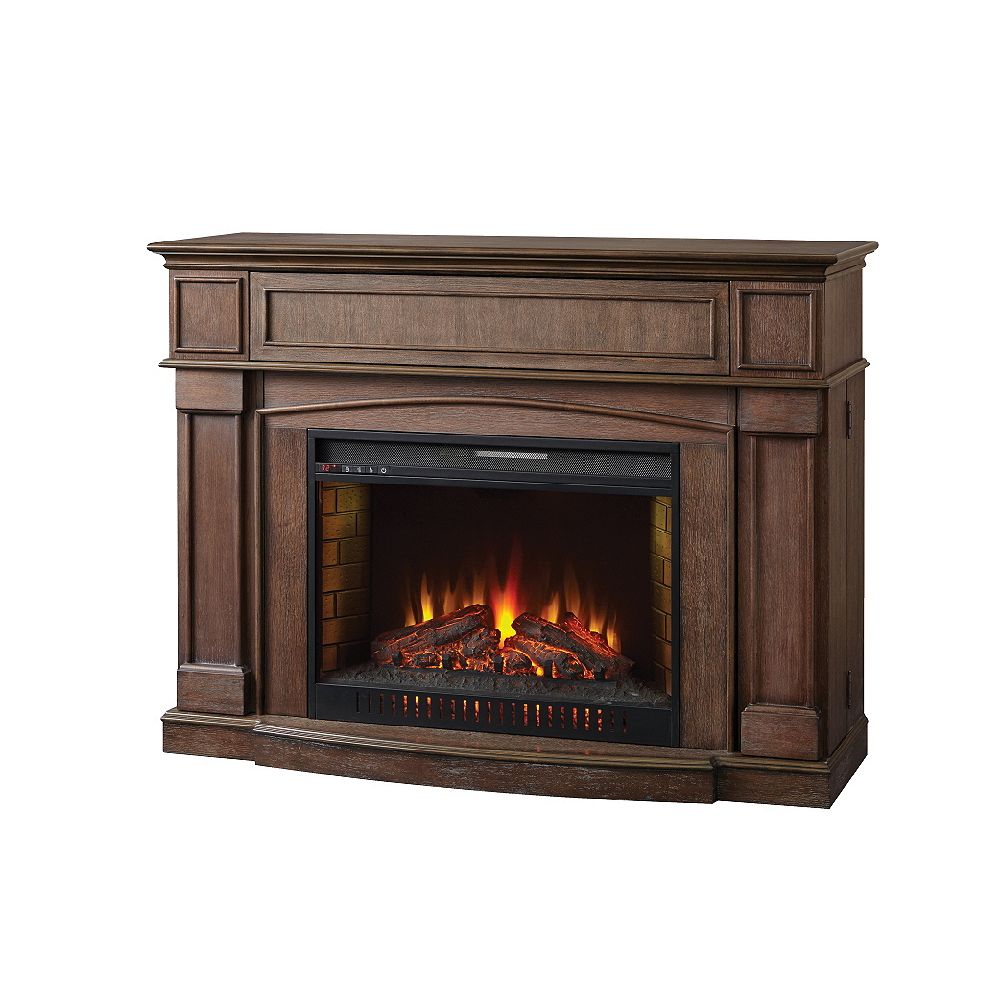 Home Decorators Collection Marlene 56 Inch Infrared Electric Fireplace Mantel The Depot Canada Infrared Electric Fireplace Mantel, Fireplace With Mantel Electric