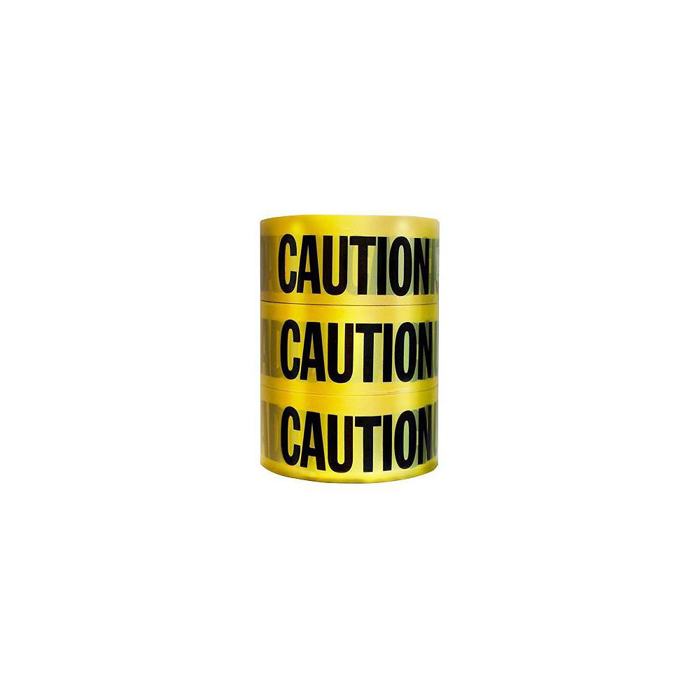 Empire 3inch x 1000 ft. Caution Tape (3Pack) The Home Depot Canada
