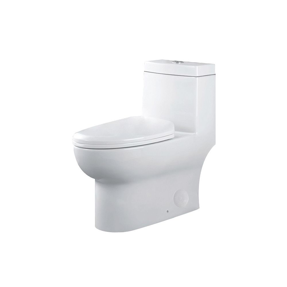 Valley Caroline 1Piece DualFlush Elongated Bowl Toilet The Home