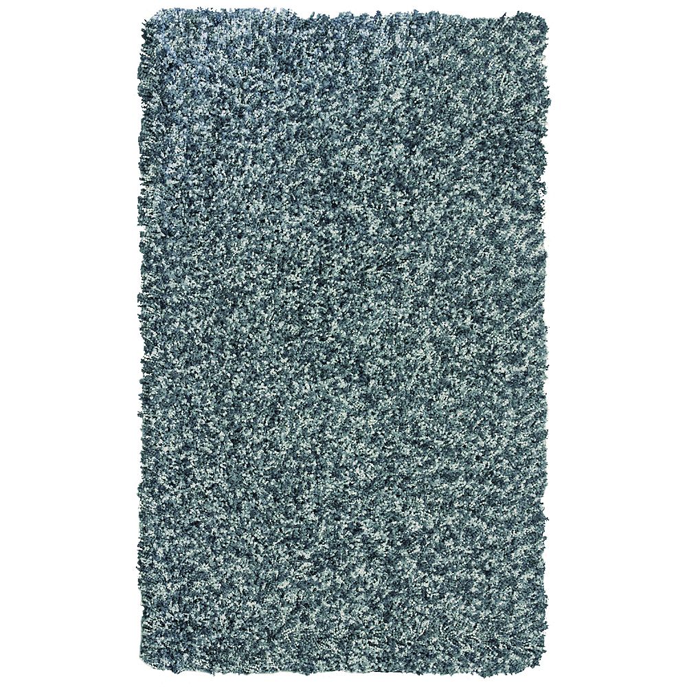 Lanart Rug Popcorn Shag Blue 8 ft. x 10 ft. Rectangular Area Rug The