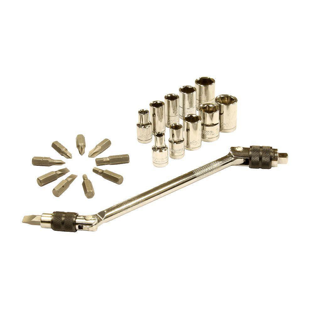 Husky Swivel Speed Z Hex Bit Socket and Wrench Set (21Piece) The Home Depot Canada