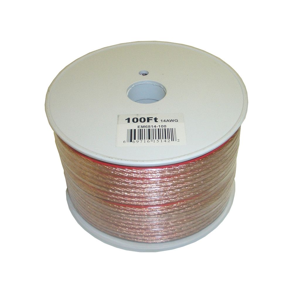 Electronic Master 100 ft. 2Wire 14 Gauge Speaker Cable The Home Depot Canada