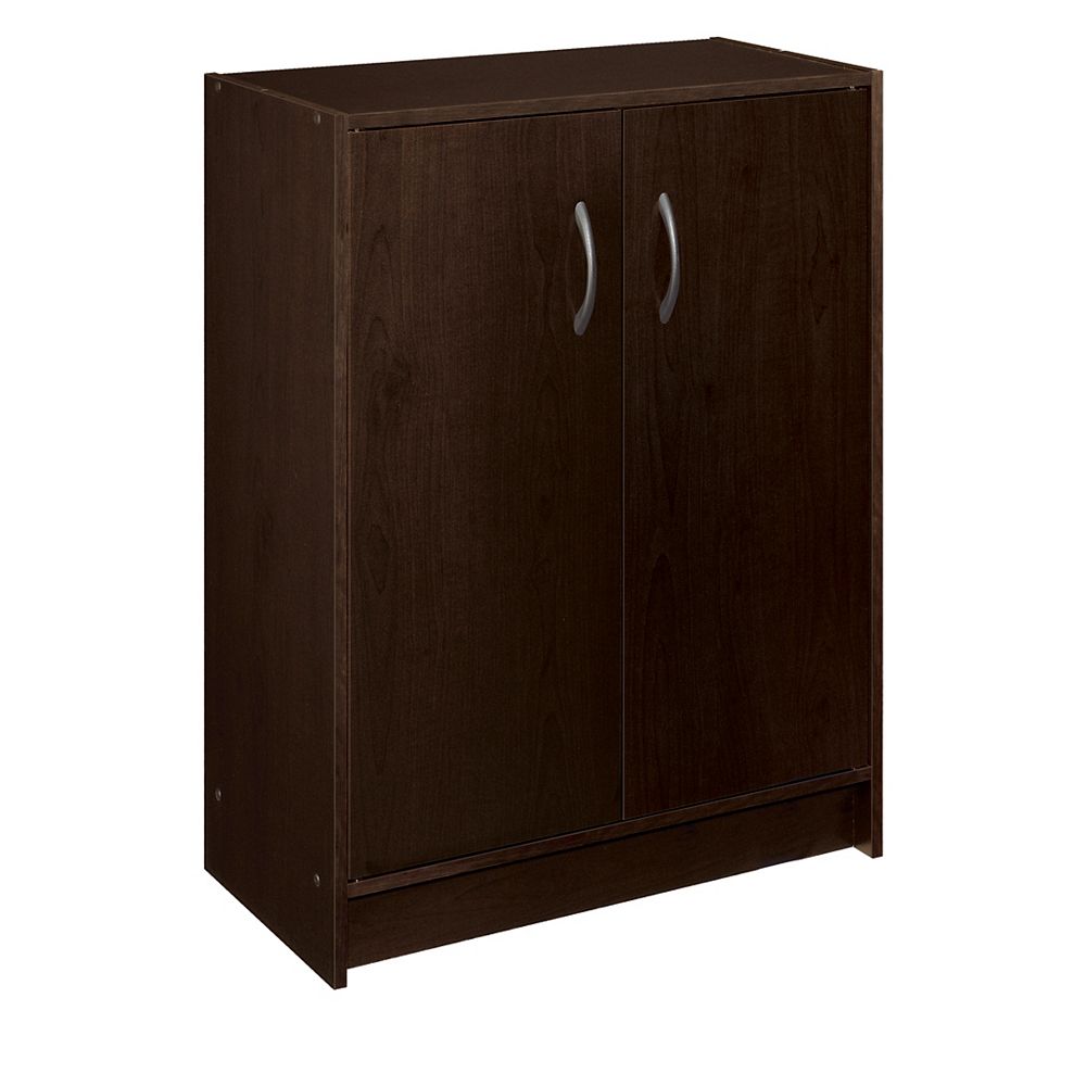 Closetmaid 30 Inch H X 24 Inch W X 12 Inch D Espresso Raised Panel Wall Storage Cabinet The Home Depot Canada