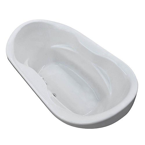 Universal Tubs Opal 6 Feet 6Inch Acrylic Dropin Endless Flow Bathtub