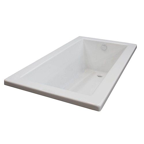 Universal Tubs Opal 6 Feet 6Inch Acrylic Dropin Endless Flow Bathtub