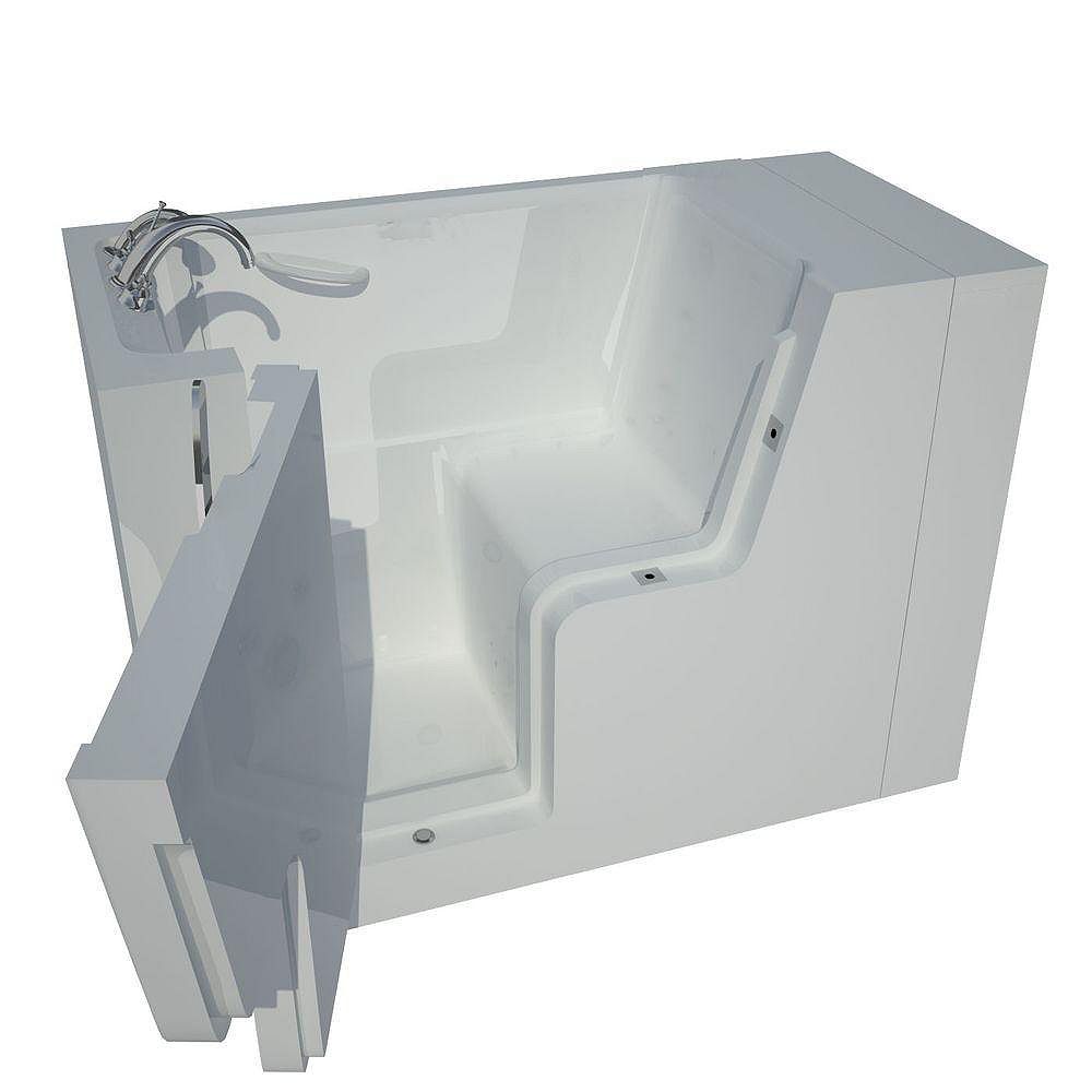 Universal Tubs 4 Feet 5 Inch Wheelchair Accessible Walk In Bathtub In White The Home Depot Canada 7269