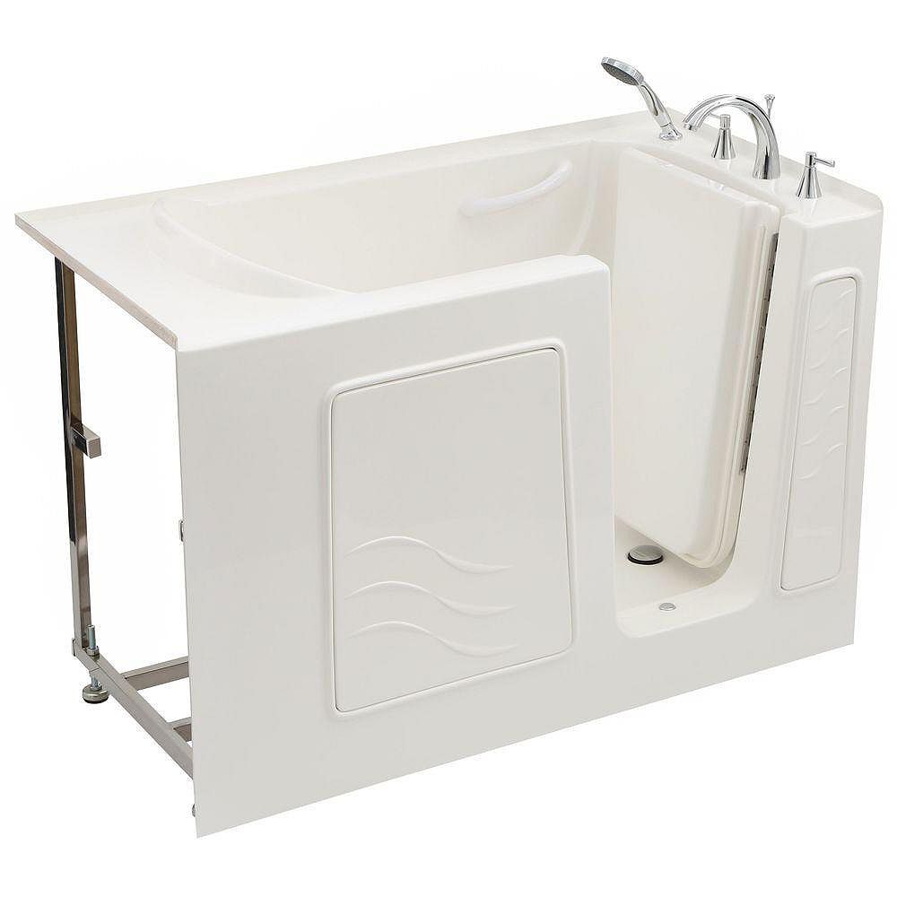 Universal Tubs 4.5 ft. Right Drain Soaking Walk-In Bathtub in White