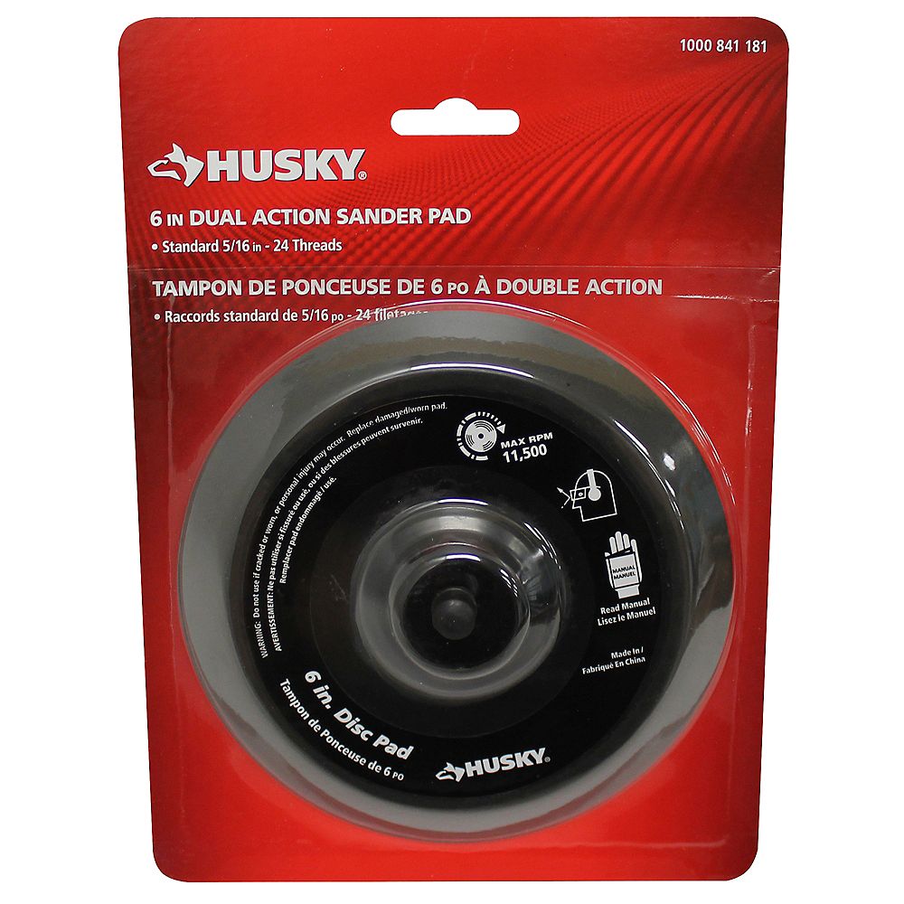 Husky Dual Action Sander Pad The Home Depot Canada