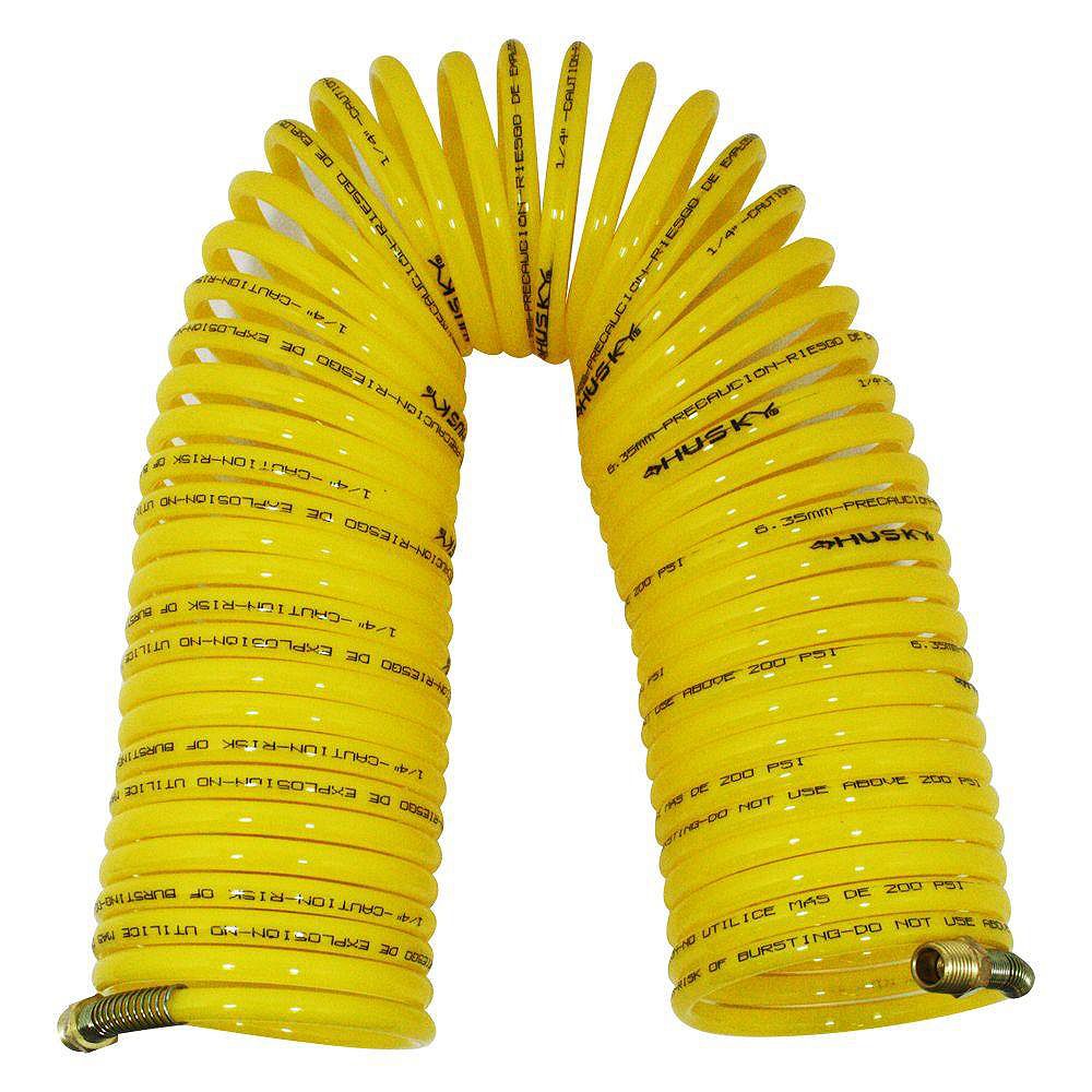 Husky 14 Inch X 50 Ft Nylon Recoil Air Hose The Home Depot Canada