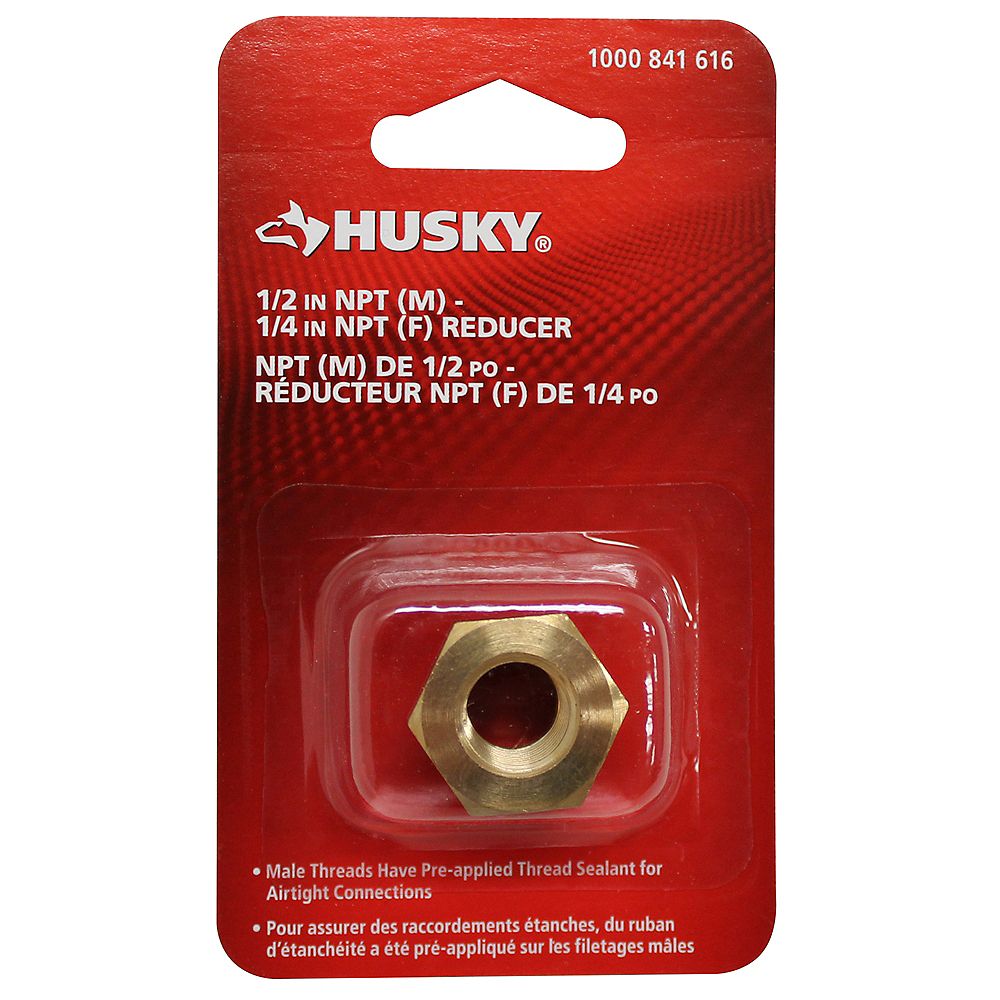 Husky 1/2 M x 1/4 Inch Female Reducer The Home Depot Canada