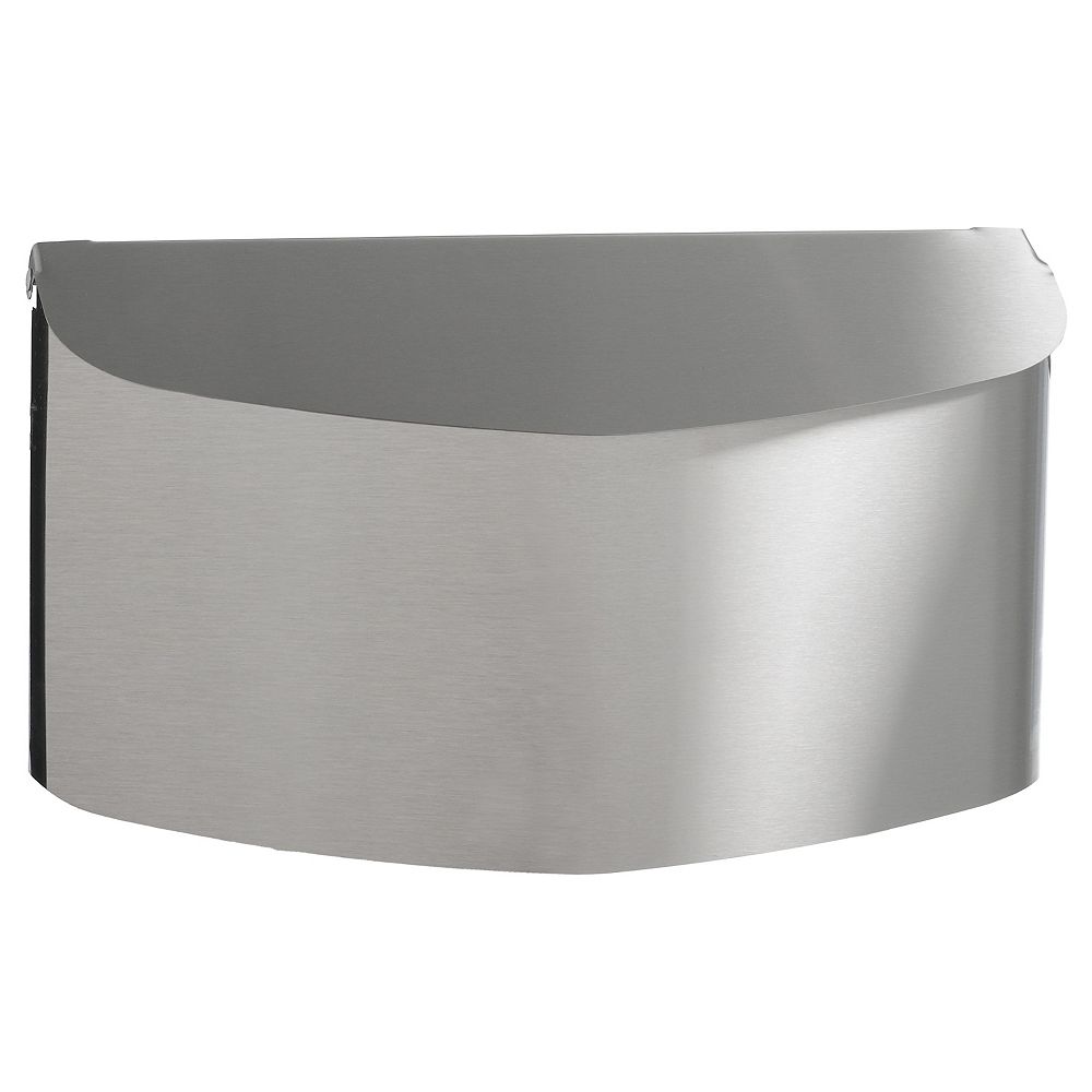PRODF Contemporary Stainless Steel Wall Mount Mailbox The Home Depot
