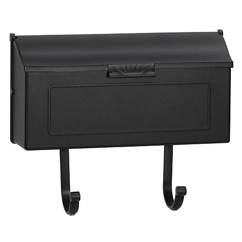 Classic Cast Aluminum Mailbox, Black