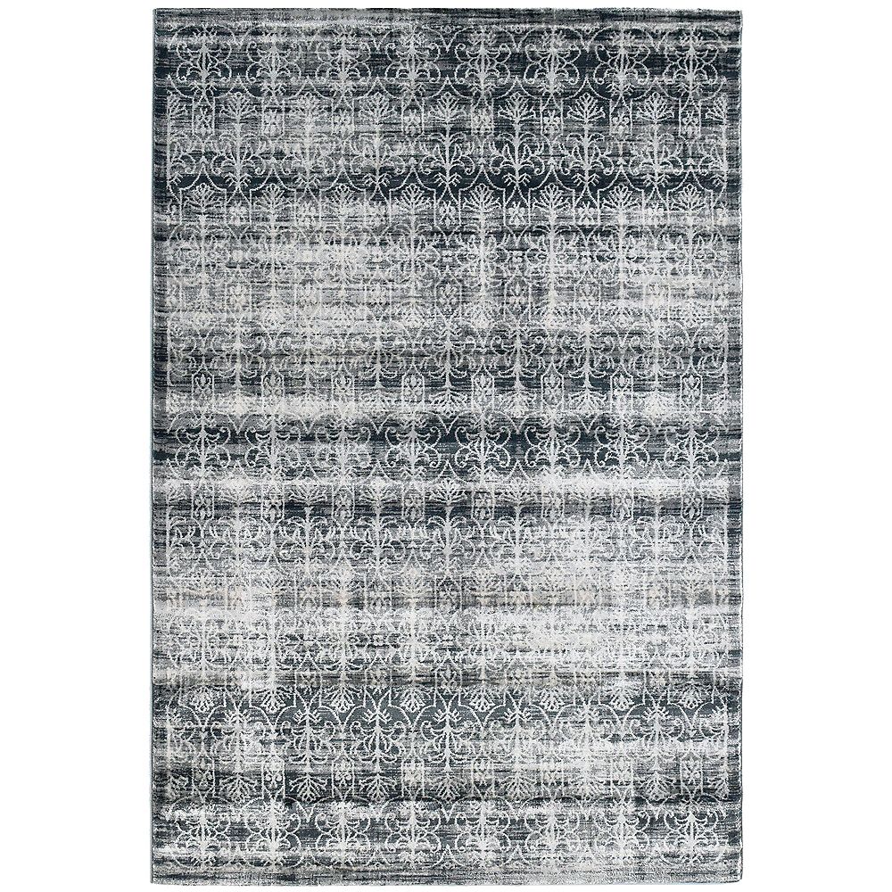 Lanart Rug Vestiges Grey 3 ft. x 4 ft. 6-inch Indoor Contemporary ...