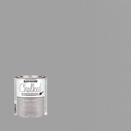 Chalked Ultra Matte Paint in Grey, 887 mL