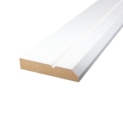 Alexandria Moulding 11/16-inch x 3 1/2-inch MDF Primed Casing Moulding