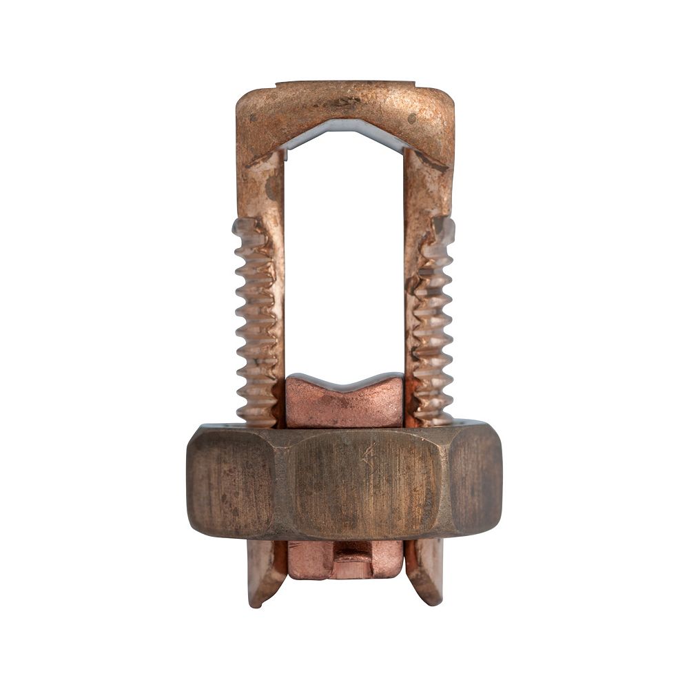 Gardner Bender Copper Split Bolt Connectors, 2 AWG Maximum, 2/Clam