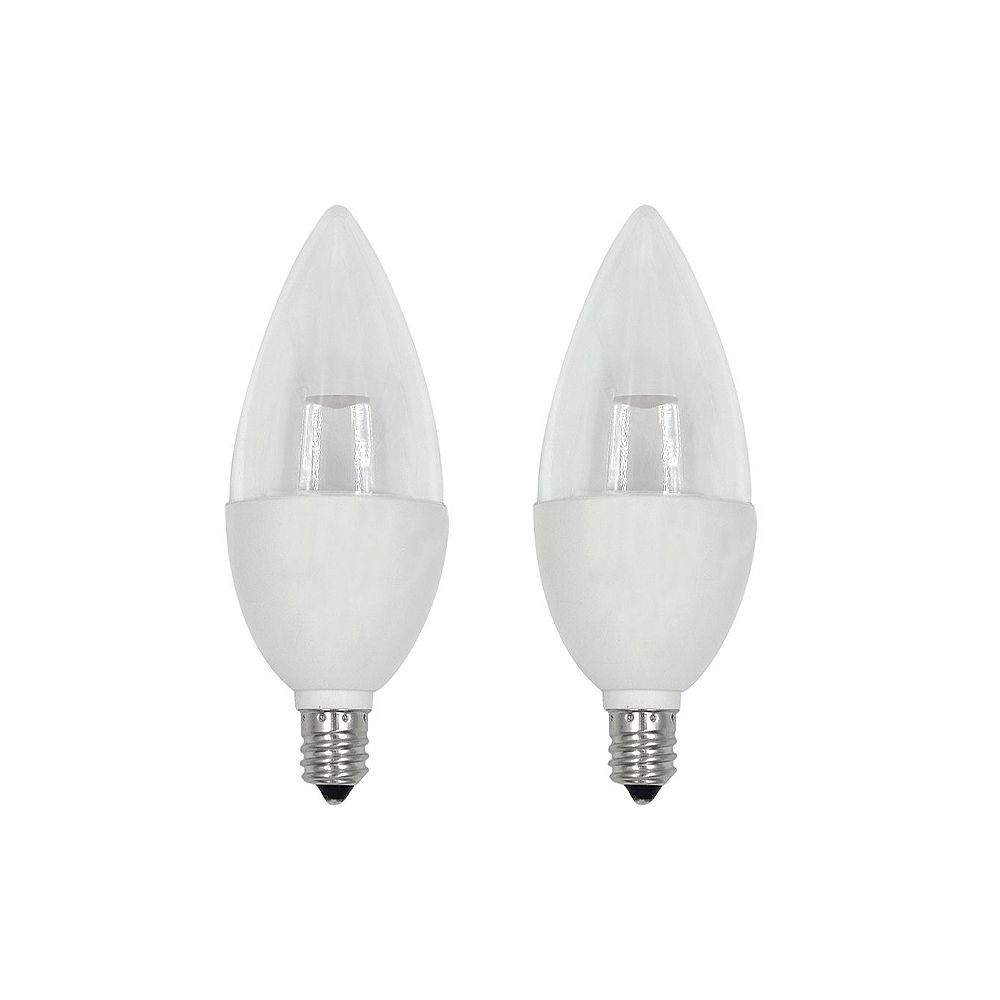 Ecosmart 40W Equivalent Soft White (2700K) B10 Candelabra Base Dimmable