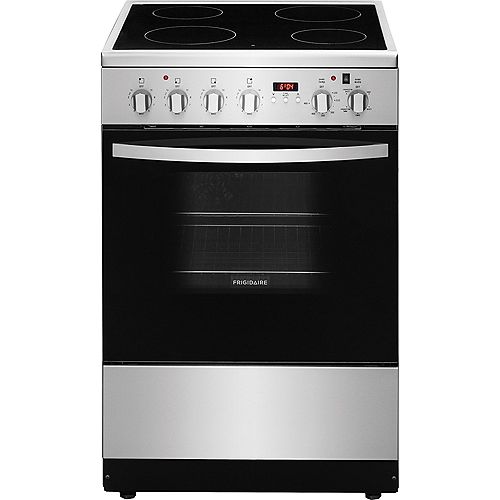 24-inch 1.9 cu. ft. Freestanding Electric Range in Stainless Steel