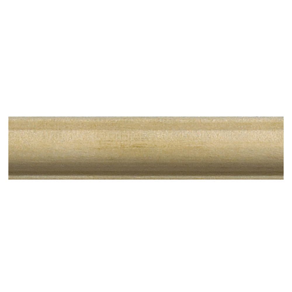 Alexandria Moulding 3/16inch x 7/16inch x 4 ft. Basswood Decorative