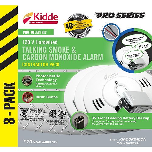 Combination Alarms  (3-Pack)