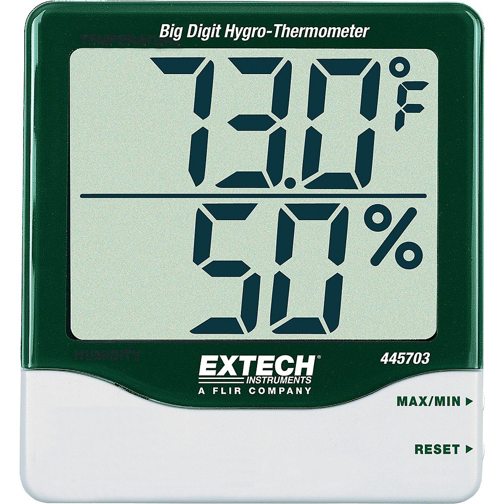 Extech Instruments Big Digit Hydro-Thermometer | The Home Depot Canada