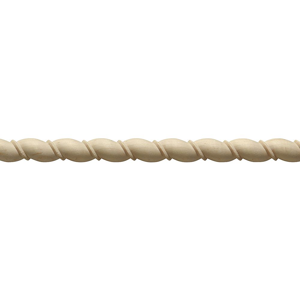 Ornamental Mouldings Maple Rope Trim Hobby Moulding 5/16 Inch x 11/16 Inch x 4 Feet The Home